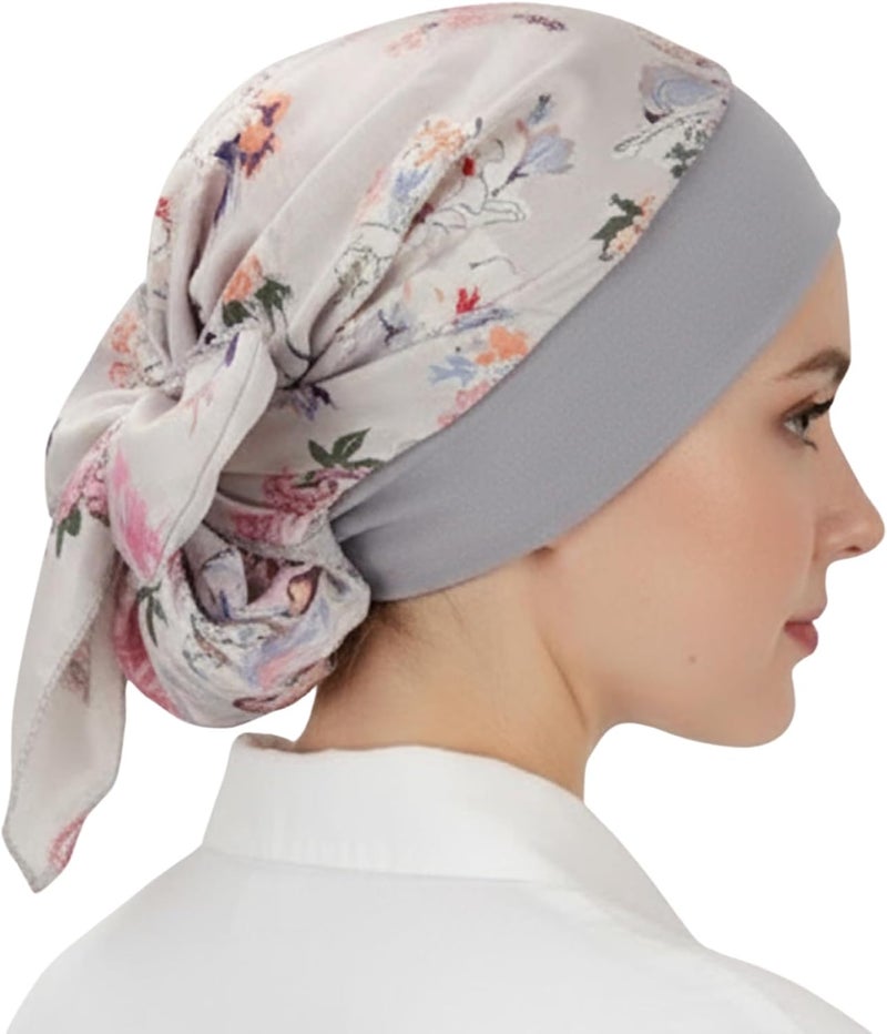 FADACHY Chemo Headwear for Women,Chemo Caps Lightweight for Summer with Head Scarf,Silky Soft Hair Turbans Fashion - Image 3